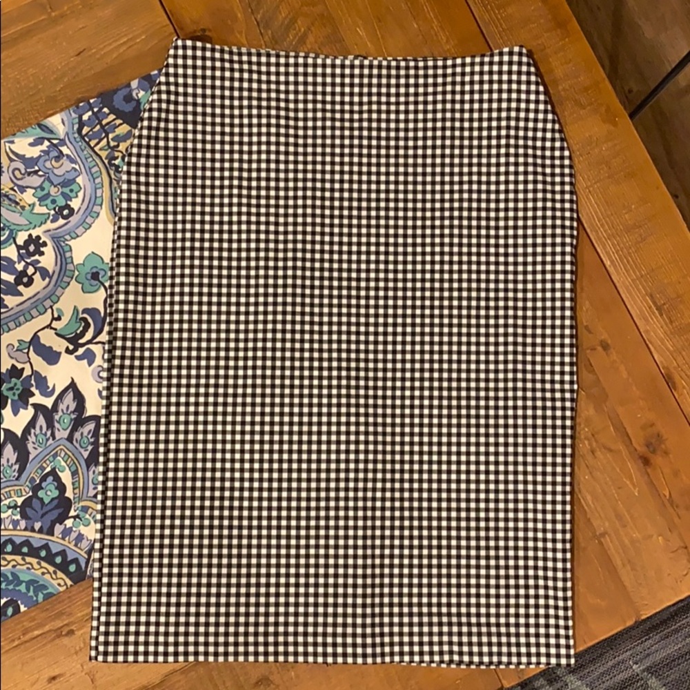 Buffalo checked skirt